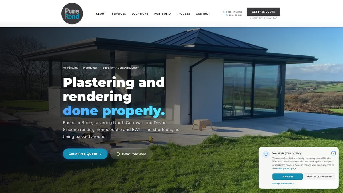 PureRend website
