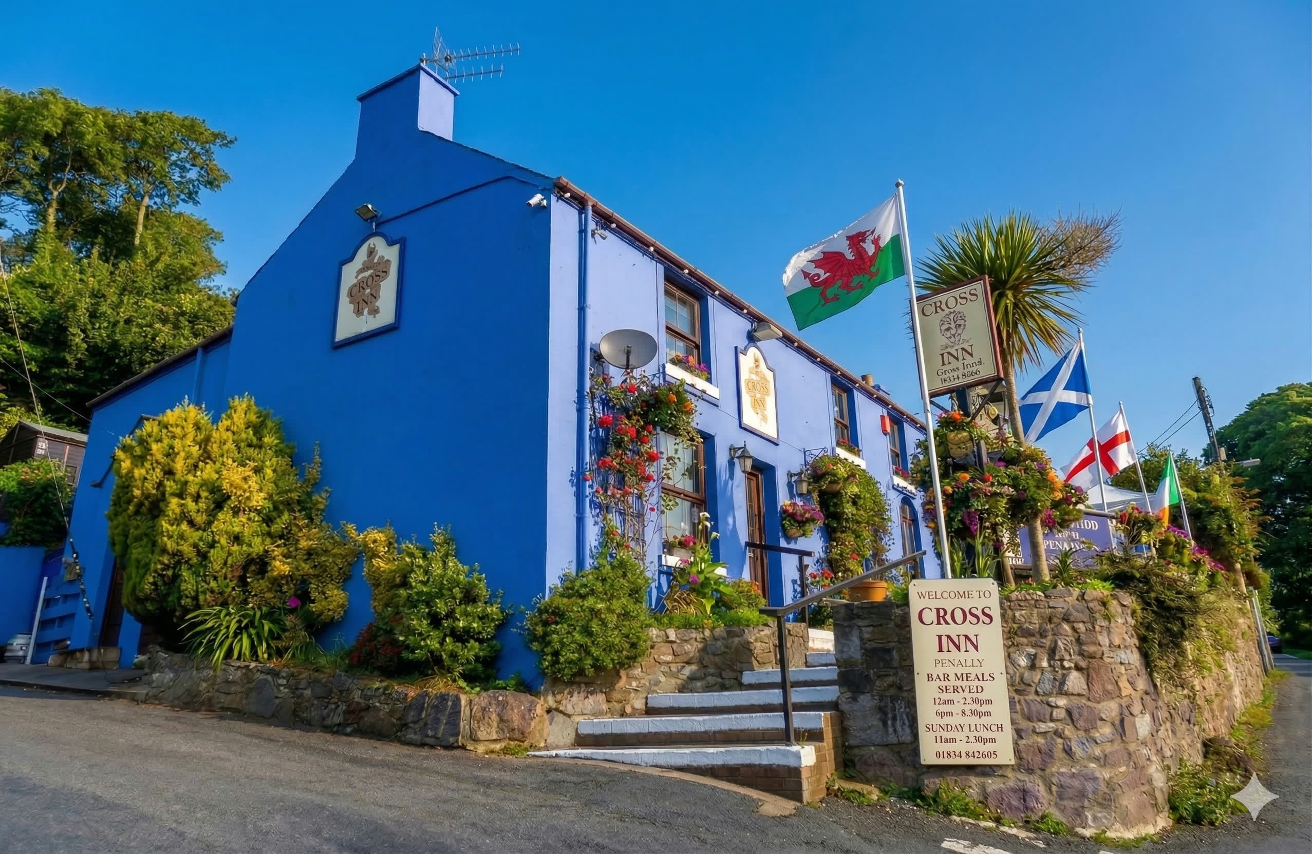 The Cross Inn Penally website