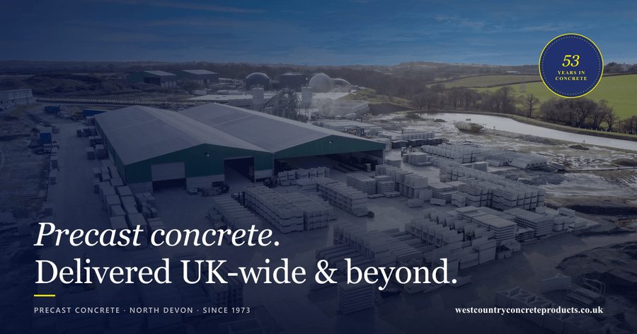 The West Country Concrete Products website we built